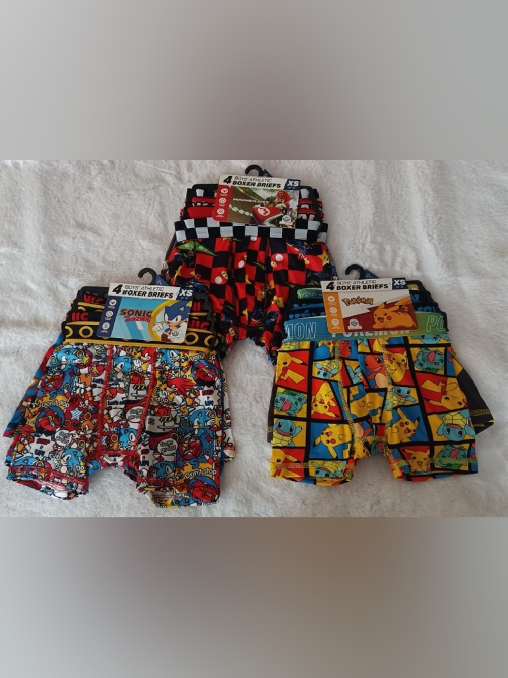12pairs of Boys Boxers - Size XS(4-5)